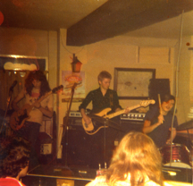 Young Luigis playing a gig